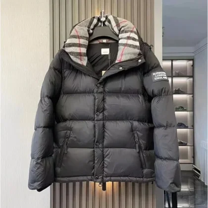 Burberry Vintage Check Black Puffer Jacket in the LoloBuy spreadsheet down jackets selection