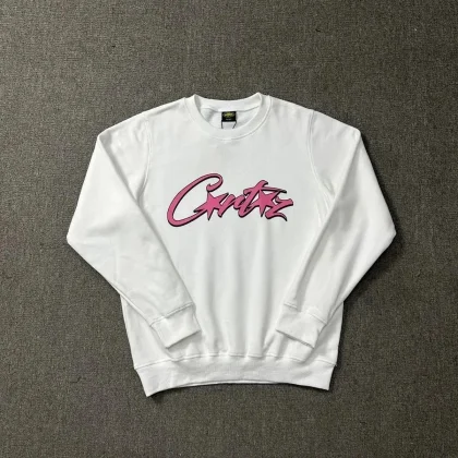 White 'Curtis' Graphic Sweatshirt